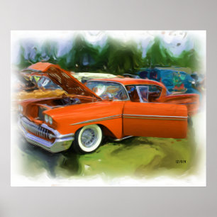 1958 Chevy Impala Poster
