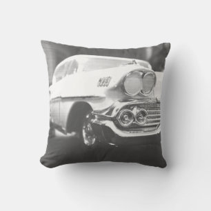 1958 Chevy Impala Retro Vintage Foto Mitte des Jah Kissen