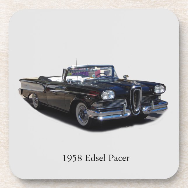 1958 Edsel Getränkeuntersetzer (Vorderseite)