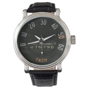 1958 Klassischer Sportwagen-Tachometer mit Kilomet Armbanduhr