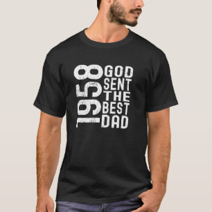 1958 schickte Gott den besten Vater Papa Vatertag T-Shirt