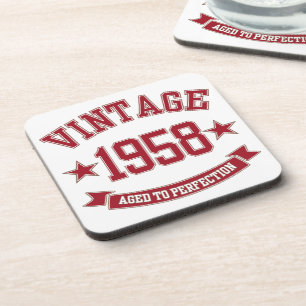 1958 Vintag bis perfekt Getränkeuntersetzer