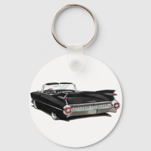 1959 Cadillac Black Car Schlüsselanhänger