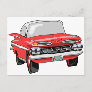 1959 Chevrolet Postkarte