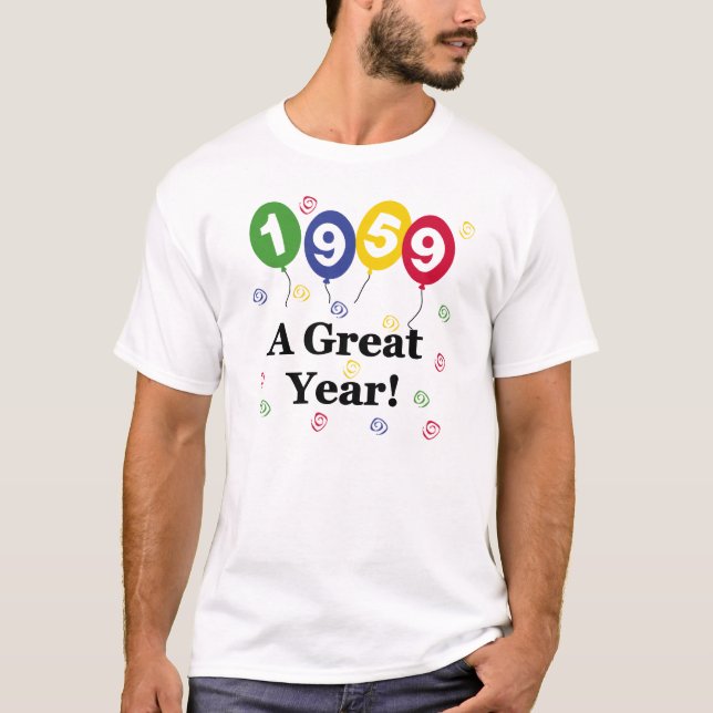 1959 ein großes Jahr-Geburtstag T-Shirt (Vorderseite)