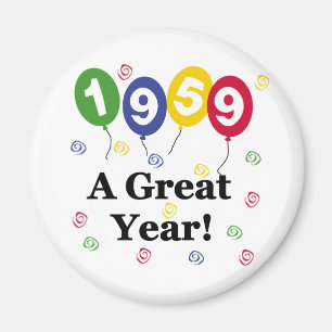 1959 ein großes Jahr zum Geburtstag Magnet
