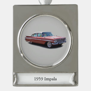 1959 Impala-Banner Banner-Ornament Silber