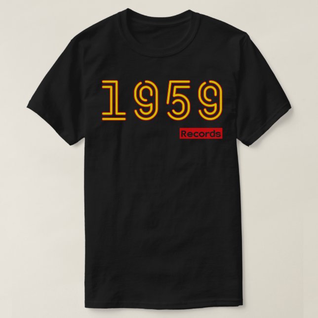 1959 Platten T-Shirt (Design vorne)
