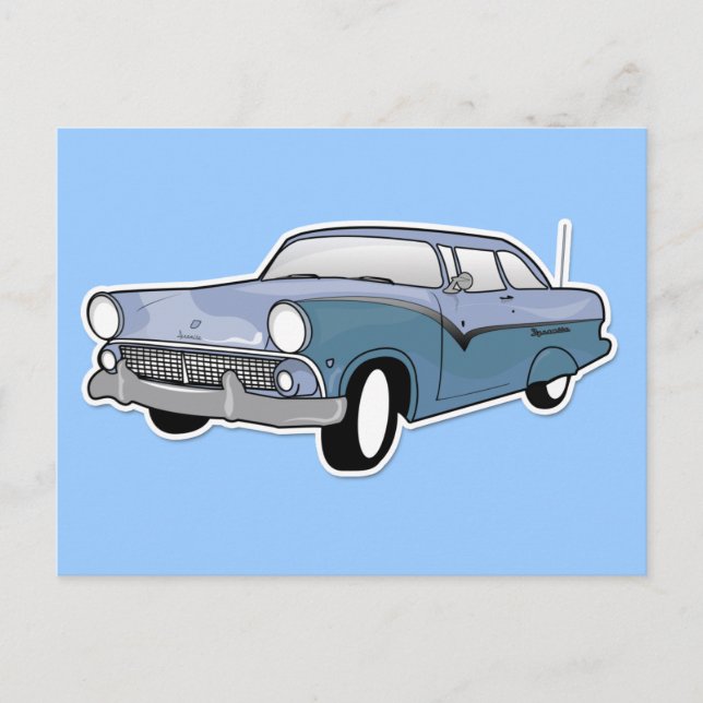 1959 Retro-Bue Postkarte (Vorderseite)