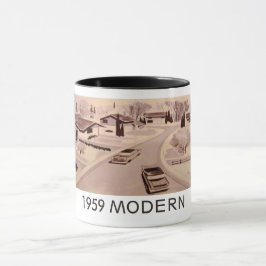 1959 véritables tasse résidentielle moderniste