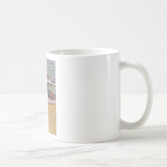 1960 BLAUE SADAND DEVILLE Antiker Wagen Kaffeetasse (Rechts)