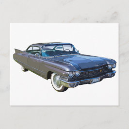 1960 Cadillac Luxury Car Postkarte
