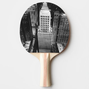 1960: Eine Luftaufnahme eines Tischtennis Schläger