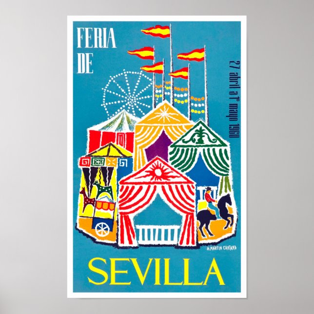 1960 Feria de Sevilla Poster (Vorne)
