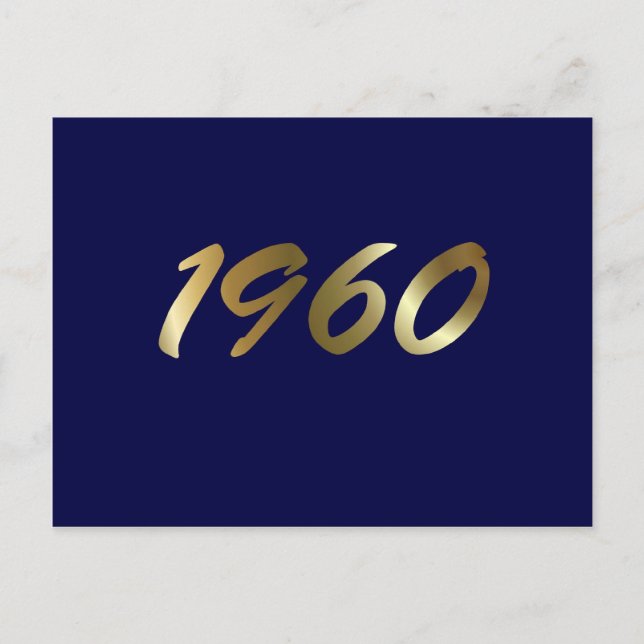 1960 POSTKARTE (Vorderseite)