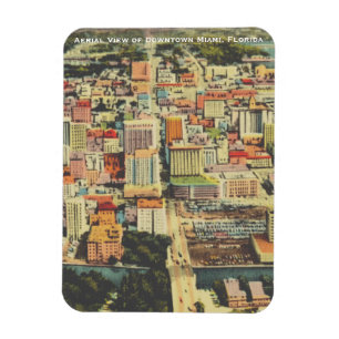 1960er Jahre Downtown Miami, FL (Flagler Street) M Magnet