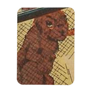 1960er Jahre Goldener Horror Vintage Comicen Magnet