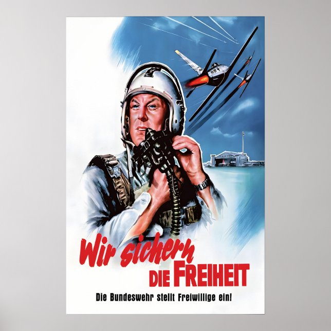 1960s Air Force Recruitment Poster We protect the (Vorne)