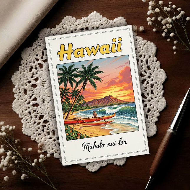 1960s Vintage Hawaiian Travel  Postkarte (Von Creator hochgeladen)