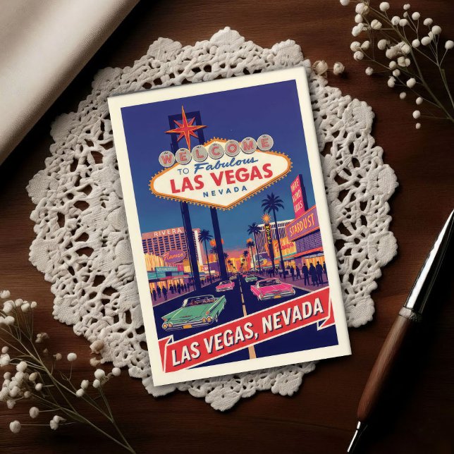 1960s Vintage Las Vegas Travel Postkarte (Von Creator hochgeladen)