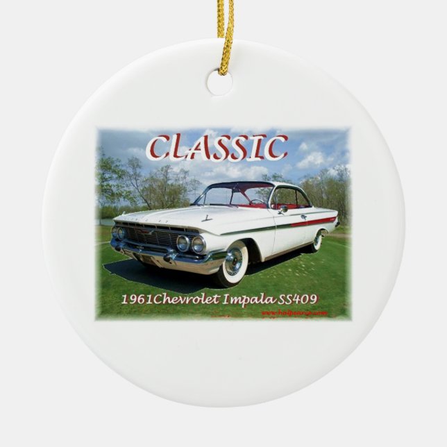 1961_Chevrolet_Impala Keramik Ornament (Vorne)