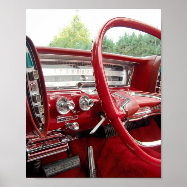 1961 Dodge Lancer Dashboard Poster (Vorne)