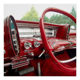 1961 Dodge Lancer Dashboard Poster