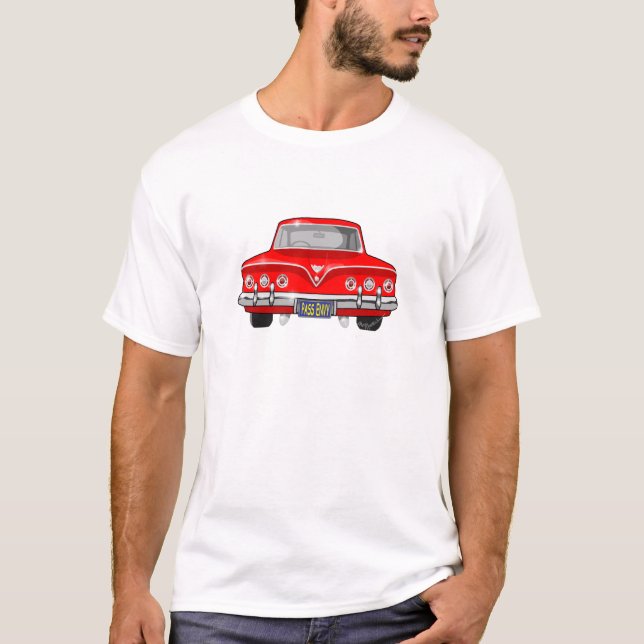 1961 Rot Chevrolet T-Shirt (Vorderseite)