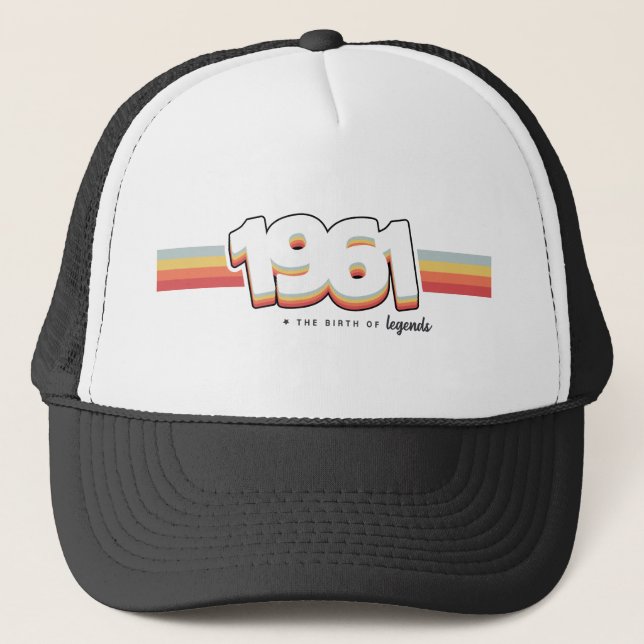 1961 The birth of legends Truckerkappe (Vorderseite)