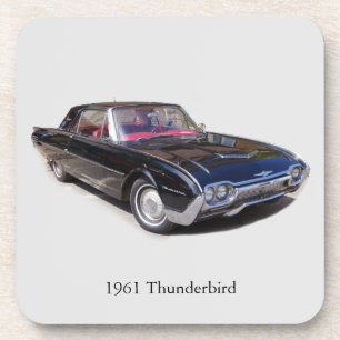 1961 Thunderbird Achterbahnset Getränkeuntersetzer