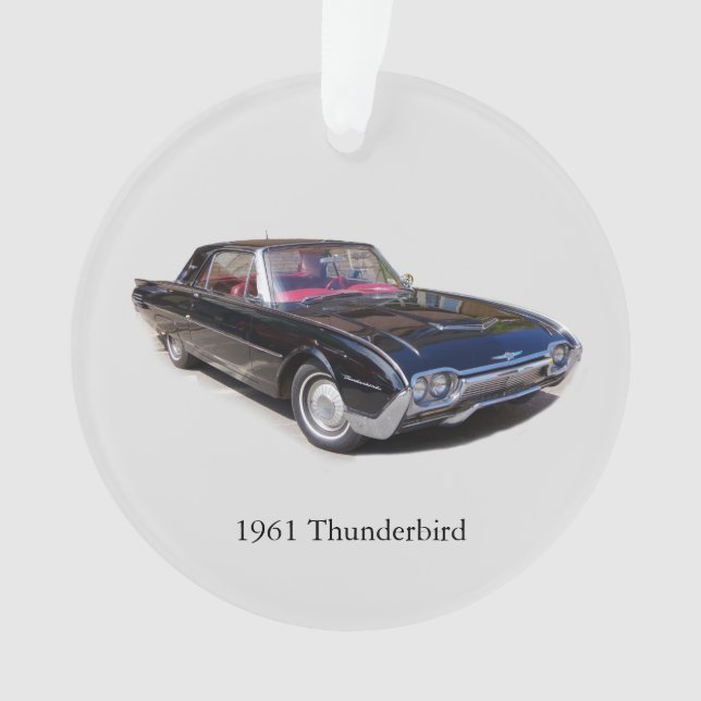 1961 Thunderbird-Acrylschmuck Ornament (Vorderseite)