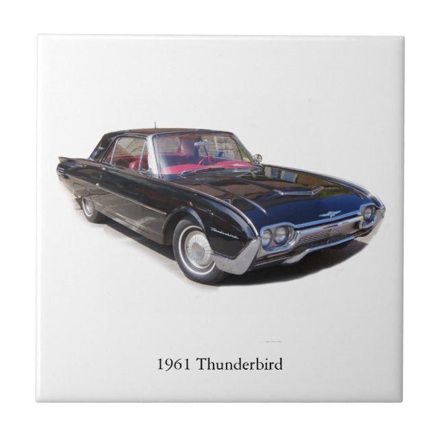 1961 Thunderbird-Fliese Fliese (Vorderseite)