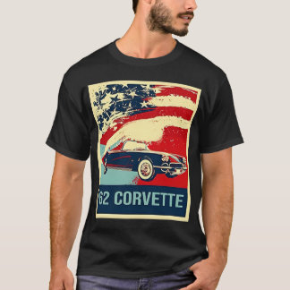 1962 C1 Corvette im Pop-Art-Stil T-Shirt