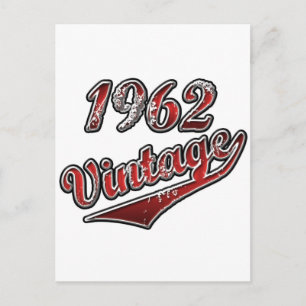 1962 Jahrgang Postkarte