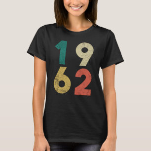 1962 Vintager GeburtstagsRetro T-Shirt