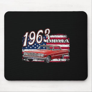 1963 63 Impala Lowrider Ss 4. Juli Amerikaner Mousepad