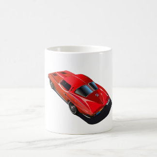 1963 CORVETTE SPLIT Red Tasse