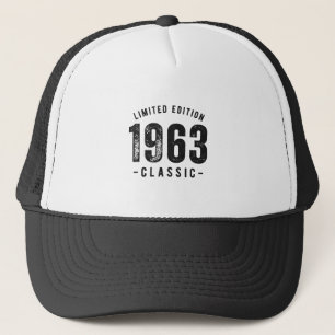 1963 klassisches Geburtsjahr Truckerkappe