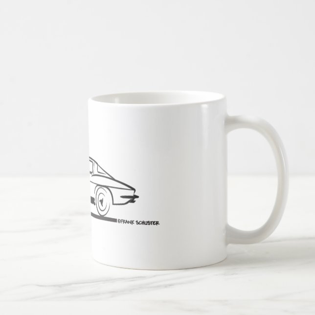 1963 Korvette Sting Ray Split Window Coupe Kaffeetasse (Rechts)