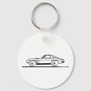 1963 Korvette Sting Ray Split Window Coupe Schlüsselanhänger