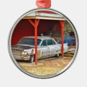 1963 Silver Sadan Deville Silbernes Ornament