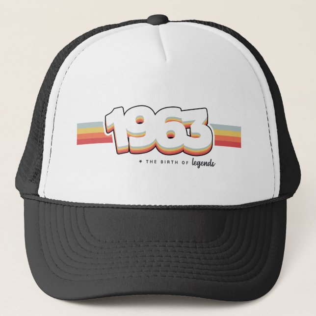 1963 The birth of legends Truckerkappe (Vorderseite)