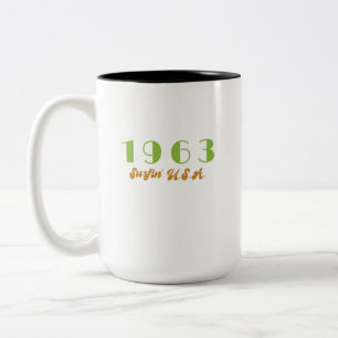 1963 Top-Song, Surfin' U.S.A. Zweifarbige Tasse
