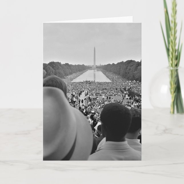 1963 ziviler Recht-März auf Washington DC Karte (Vorderseite)