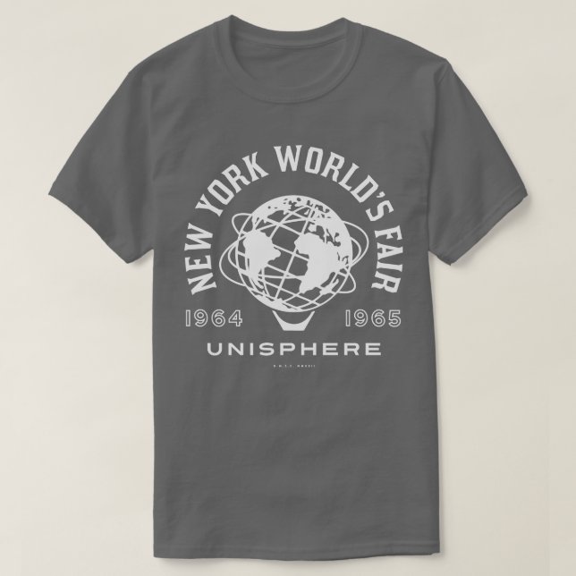 196465 New Yorker Weltmesse mit Jahren W T-Shirt (Design vorne)