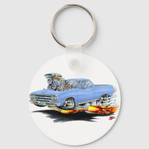 1964-65 El Camino Lt Blue Truck Schlüsselanhänger