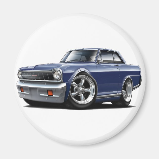 1964-65 Nova Dk Blue Car Magnet (Vorne)
