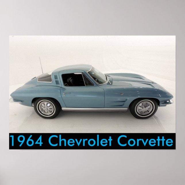 1964 Chevrolet Corvette Poster (Vorne)