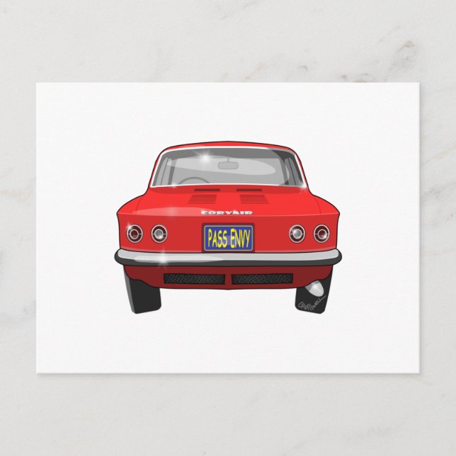 1964 Corvair Pass Envy Postkarte (Vorderseite)