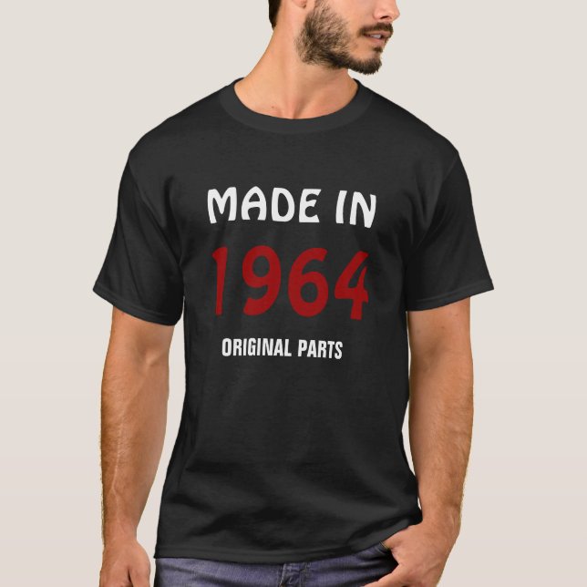 1964 hergestellt, Originalteile, T - Shirt (Vorderseite)